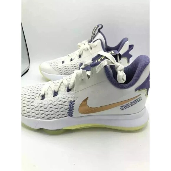 Nike Men's Shoes Size 11.5 Lebron Witness 5 Summit White Basketball CQ9380-102 - Picture 5 of 11